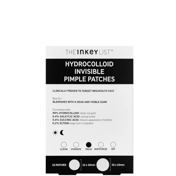 cult The INKEY List Hydrocolloid Invisible Pimple Patches (22 patches)
