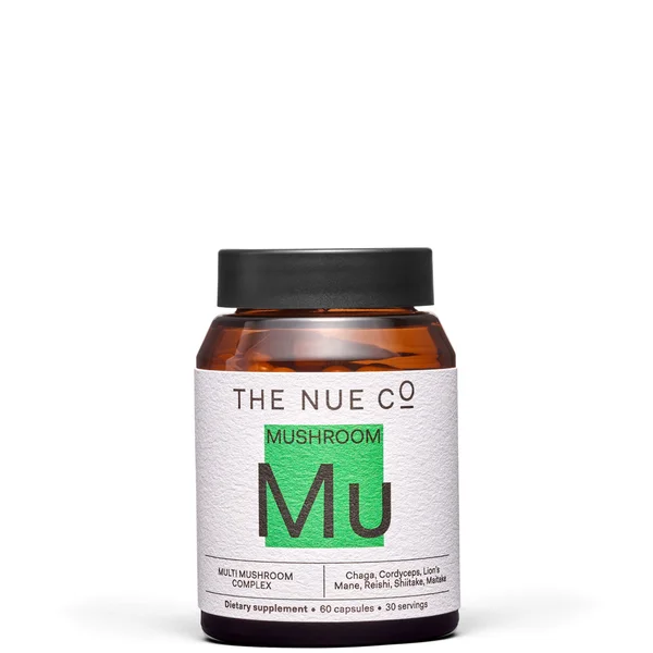 cult The Nue Co. Multi Mushroom Complex Supplement To Increase Focus (60 Capsules)