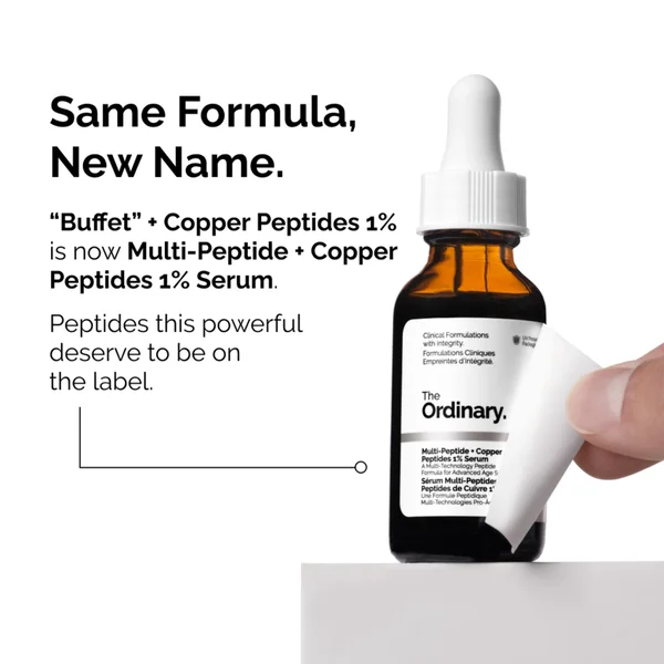 Cult The Ordinary Multi-Peptide + Copper Peptides 1% Serum 30ml