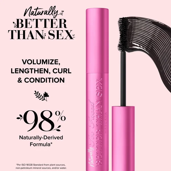 Cult Too Faced Naturally Better Than Sex Mascara - Black 7.7ml