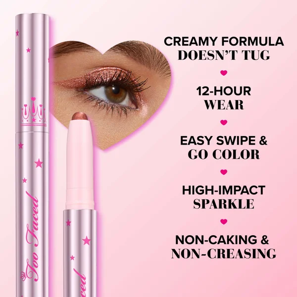 Cult Too Faced Quickie Queen Cream Eyeshadow Stick 1.5g/.05OZ (Various Shades)