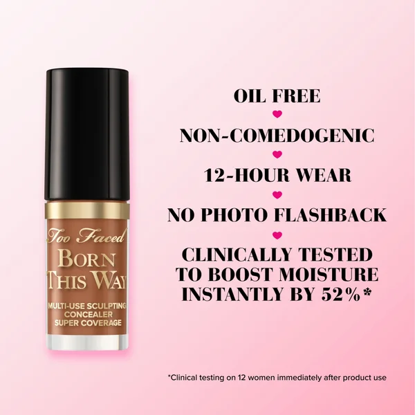 Cult Too Faced Travel Size Born This Way Super Coverage Concealer 2ml (Various Shades)