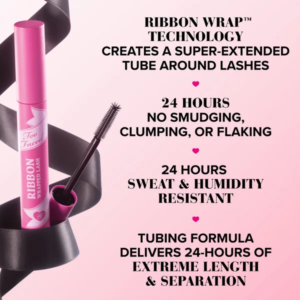 Cult Too Faced Travel Size Ribbon Wrapped Lash Mascara 4.7ml