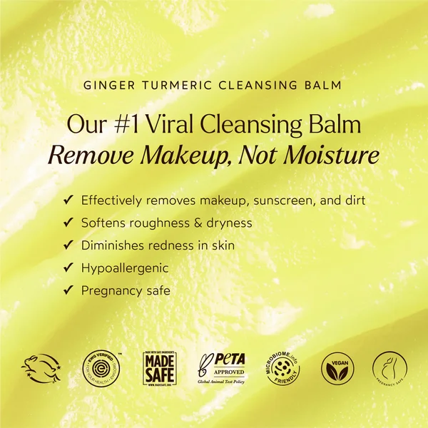 Cult True Botanicals Ginger Turmeric Makeup Removing Cleansing Balm 96g