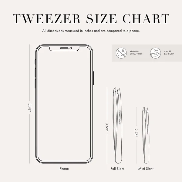 Cult Tweezerman Slant Tweezer 1231-R - Stainless Steel