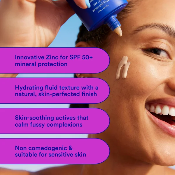 Cult Ultra Violette Future Fluid SPF 50+ Superlight Mineral SKINSCREEN 50ml