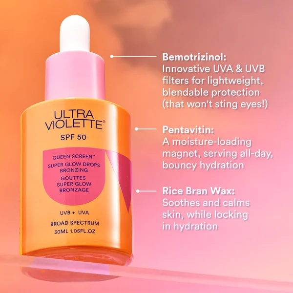 Cult Ultra Violette Queen Screen SPF50 Bronzing Super Glow Drops 30ml