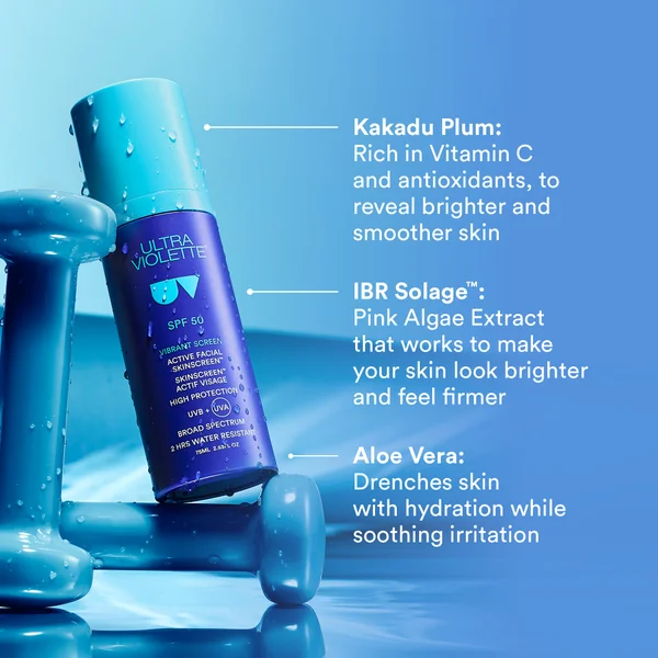 Cult Ultra Violette Vibrant Screen SPF 50 Active Facial SKINSCREEN 75ml