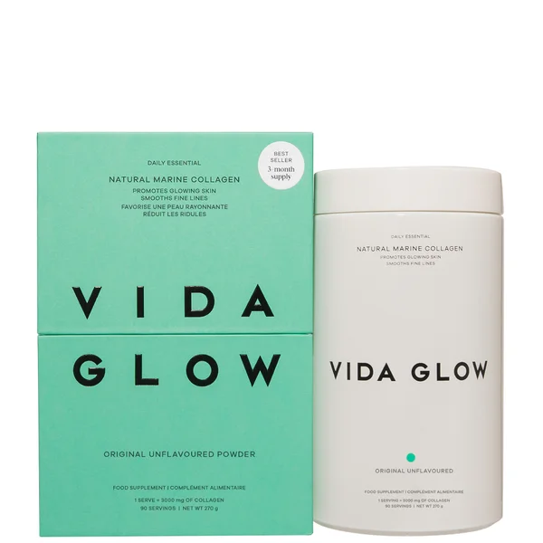 Cult Vida Glow Natural Marine Collagen 3 Months Supply 270g