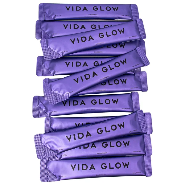 Cult Vida Glow Natural Marine Collagen Sachets - Blueberry
