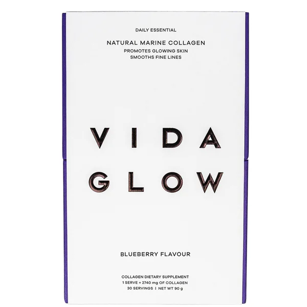 cult Vida Glow Natural Marine Collagen Sachets - Blueberry