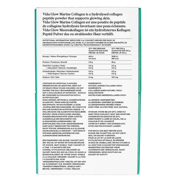 Cult Vida Glow Natural Marine Collagen Sachets - Original