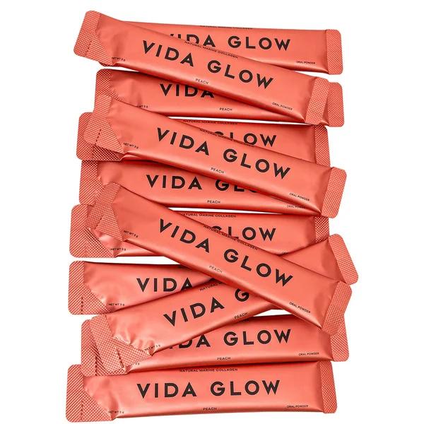 Cult Vida Glow Natural Marine Collagen Sachets - Peach
