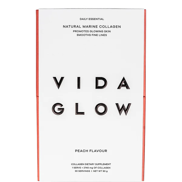 cult Vida Glow Natural Marine Collagen Sachets - Peach