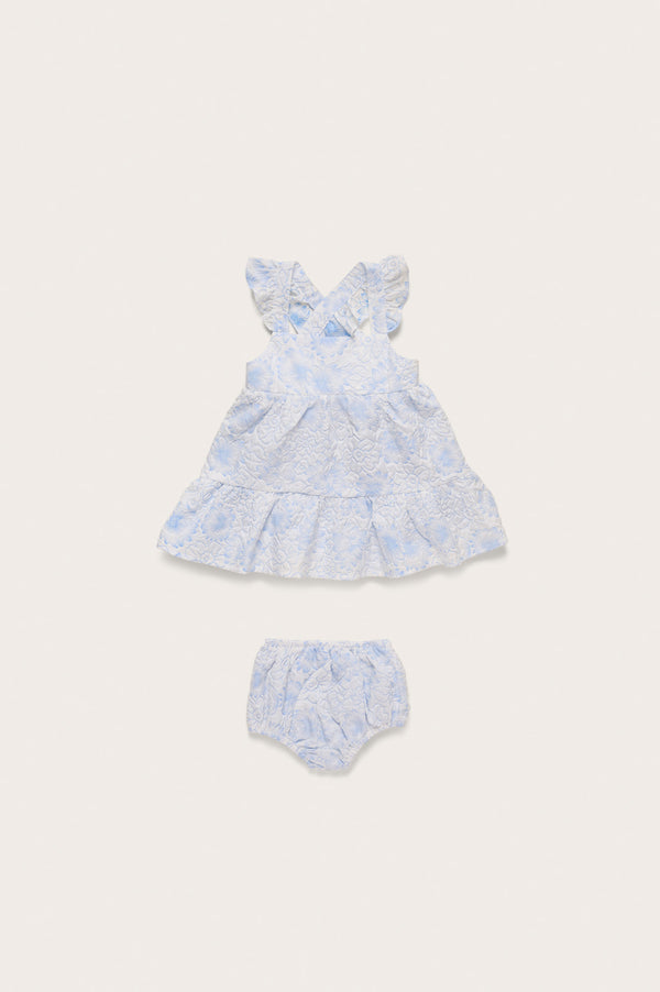 cult gaia BABY AUBREE DRESS & BLOOMER KIDS Coastal Floral Print