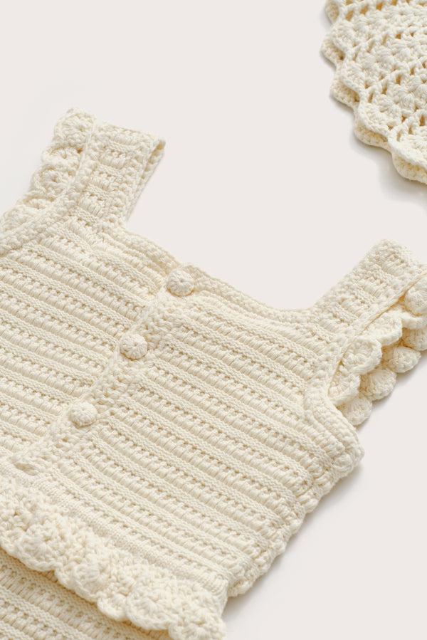 Cult Gaia BABY CATALINA JUMPSUIT SET KIDS Off White