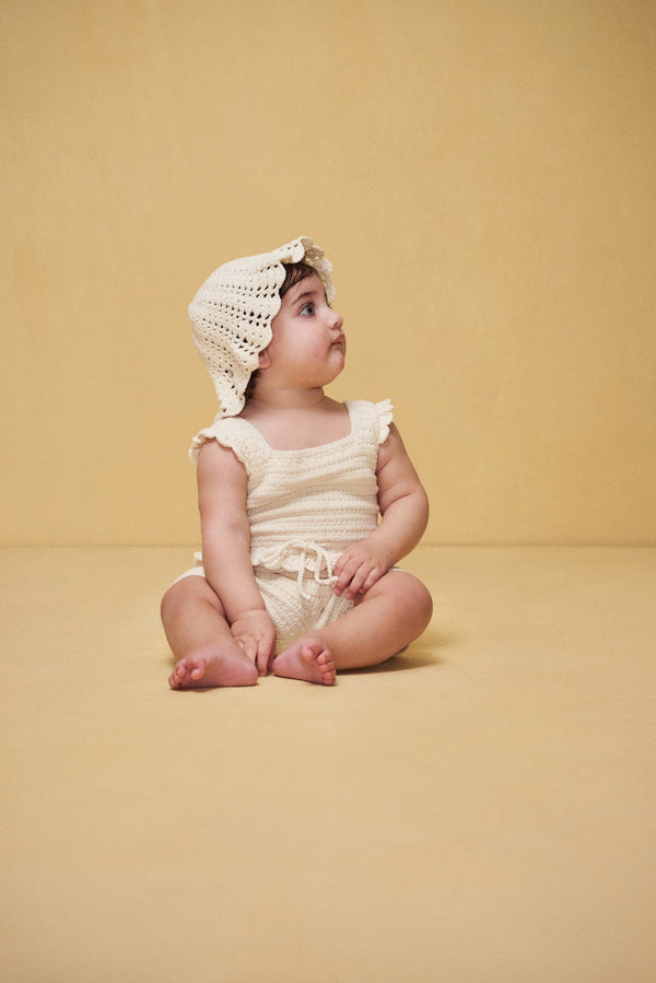 Cult Gaia BABY CATALINA JUMPSUIT SET KIDS Off White