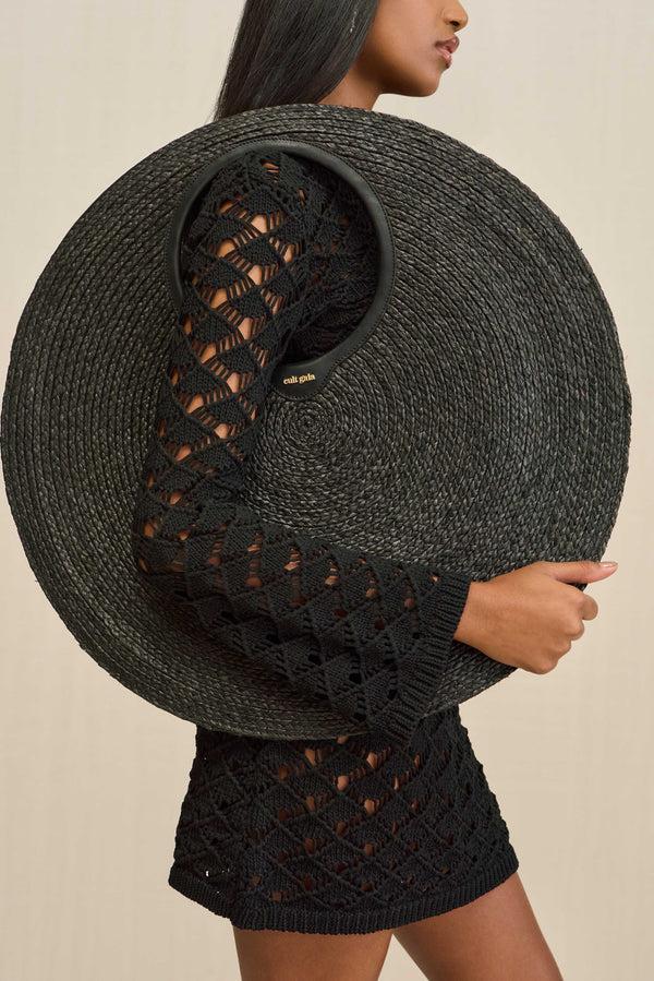 Cult Gaia AMUN SHOULDER BAG BAGS Black