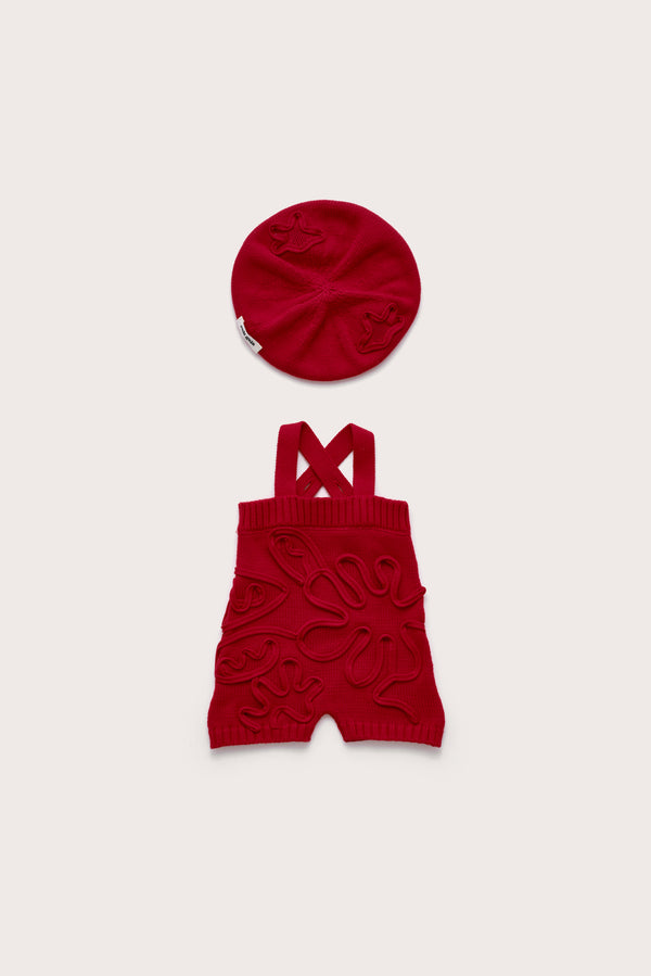 cult gaia BABY DEVA JUMPSUIT KIDS Merlot