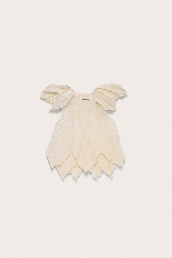 Cult Gaia BABY PETAL DRESS & BLOOMER KIDS Off White