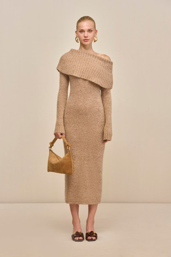Cult Gaia HERA MINI SHOULDER BAG BAGS Camel