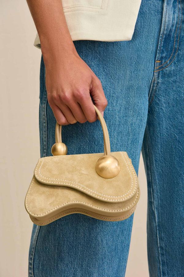 Cult Gaia KAZIA NANO CROSSBODY - None - Sand Dollar