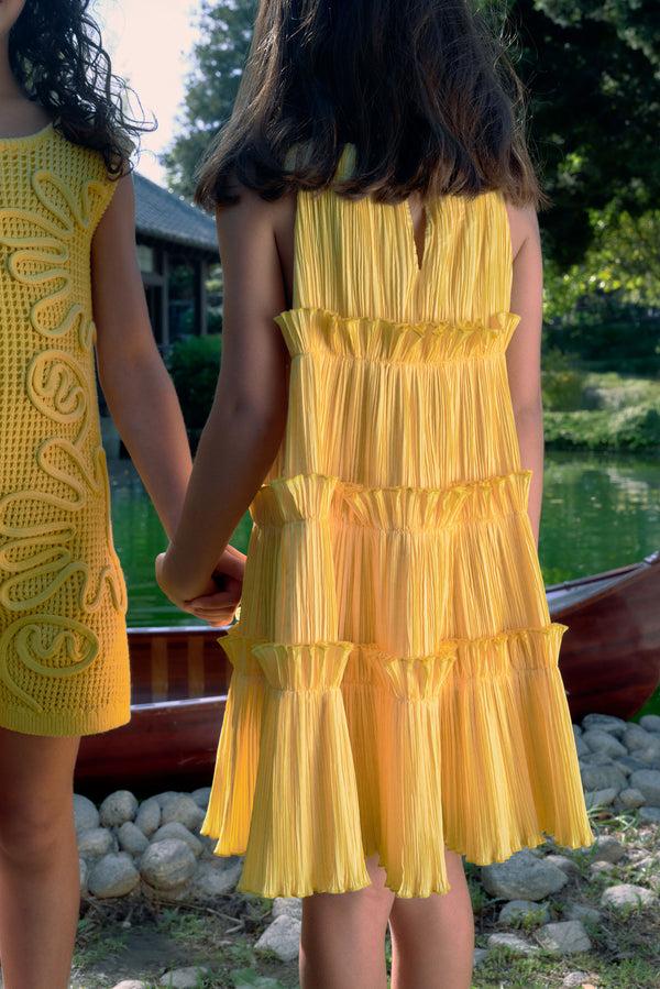 Cult Gaia KIDS LEILAH DRESS KIDS Daffodil