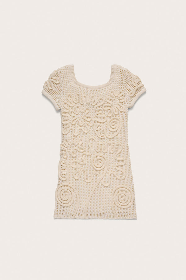 cult gaia KIDS NISSA DRESS KIDS Off White