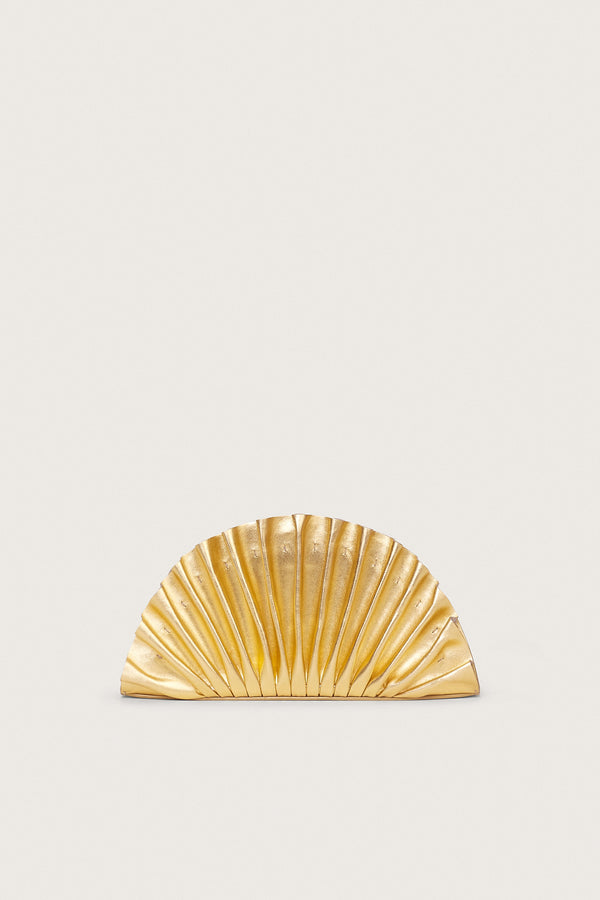 cult gaia NALA MINI CLUTCH BAGS Gold