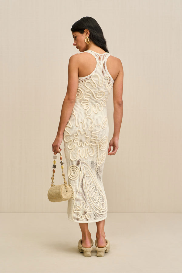Cult Gaia NISSA KNIT DRESS KNITWEAR Off White
