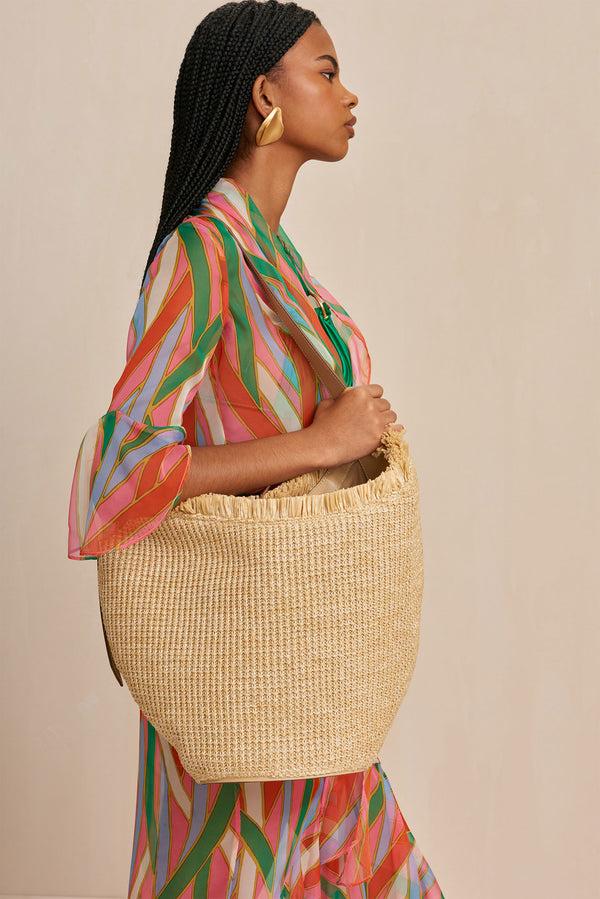 Cult Gaia ODETTE TOTE BAGS Natural