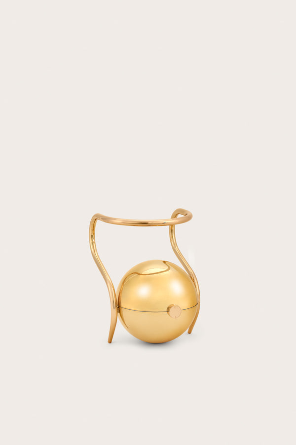 Cult Gaia PEARL BAG BAGS Shiny Gold