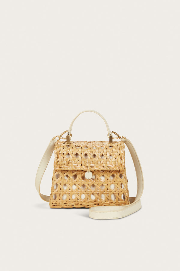 Cult Gaia SYBIL CROSSBODY BAG BAGS Natural