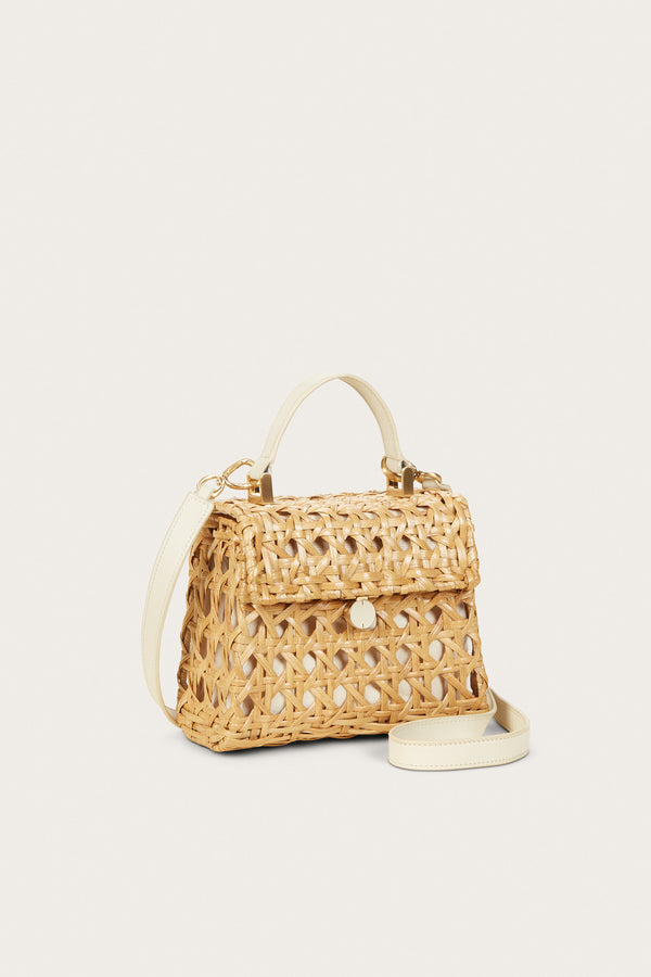 Cult Gaia SYBIL CROSSBODY BAG BAGS Natural