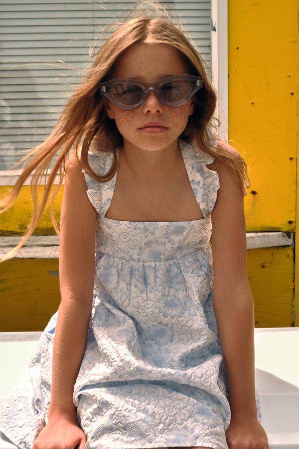 cult gaia KIDS AMBRIA DRESS KIDS Coastal Floral Print