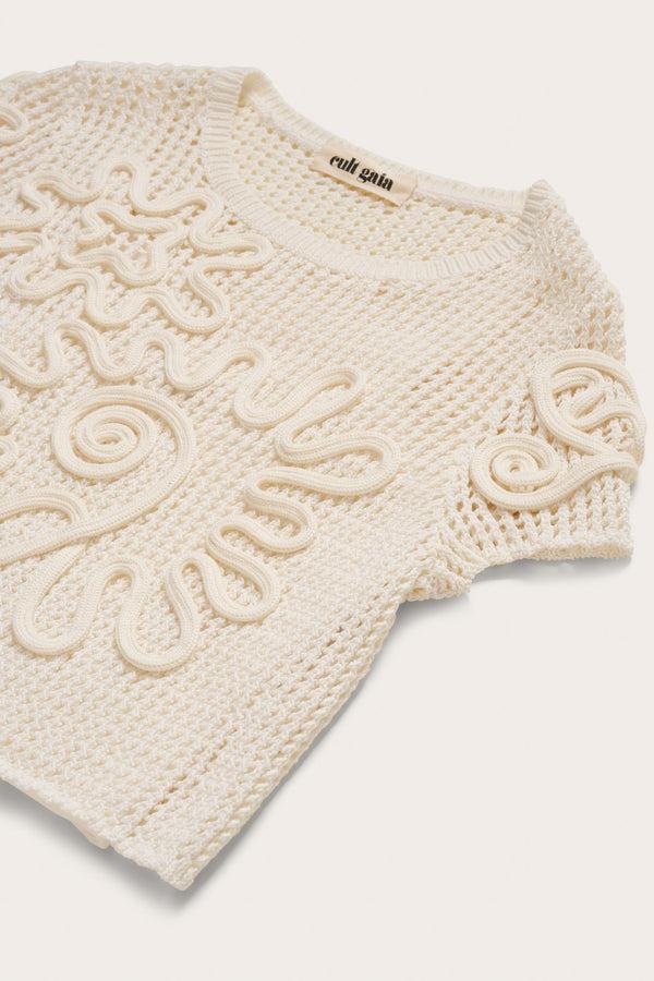 Cult Gaia KIDS ILEANA TOP & BOTTOM SET KIDS Off White