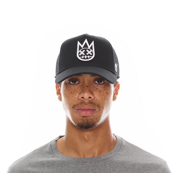 Cult Of Individuality Black Trucker Hat – Mesh Back White Clean Logo Hats