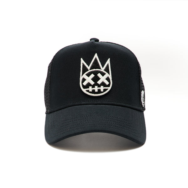 Cult Of Individuality Black Trucker Hat – Mesh Back White Clean Logo Hats