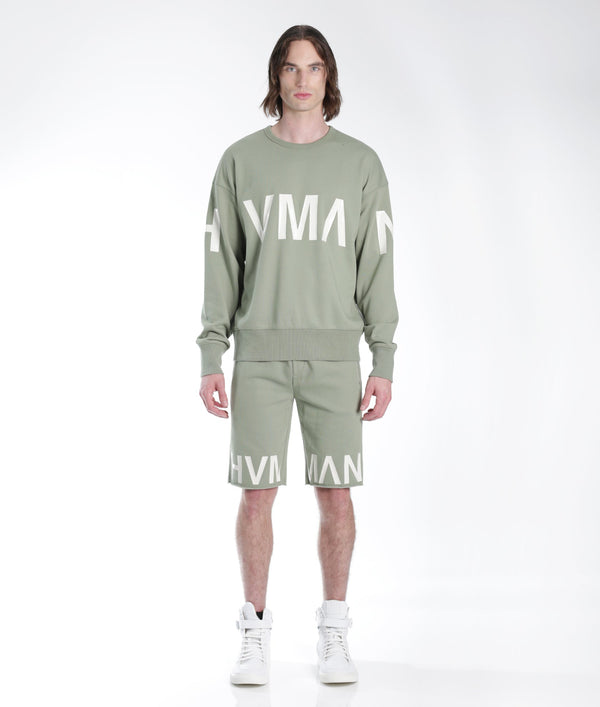 Cult Of Individuality CREW SWEATSHIRT IN ASPEN Sweatshirts