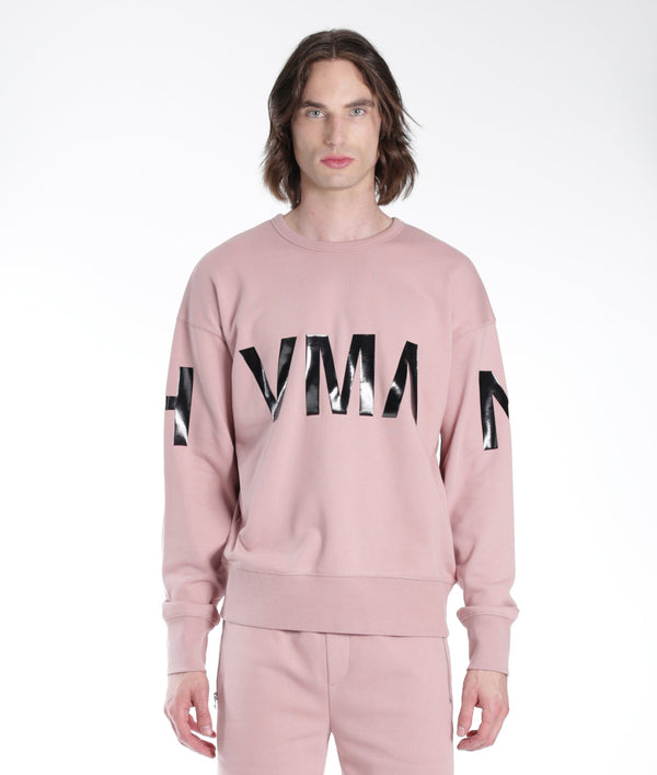 cult of individuality CREW SWEATSHIRT IN DUSTY PINK Sweatshirts