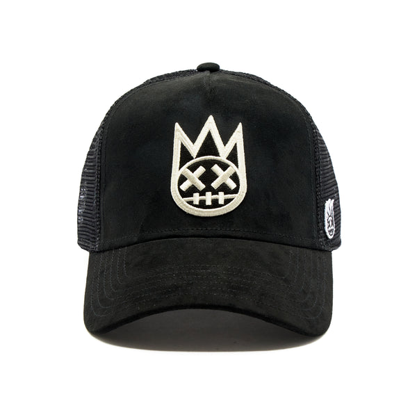 cult of individuality Cult's Clean Logo Mesh Back Trucker Hat in Black Hats