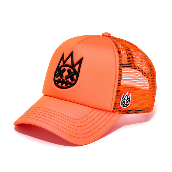 cult of individuality Cult's Clean Shimuchan Logo Mesh Back Trucker Hat in Coral Hats
