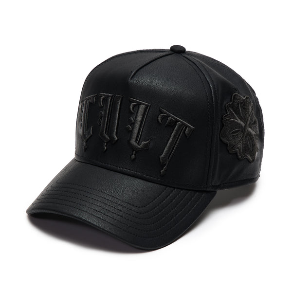 Cult Of Individuality Cult's Cult X El Alfa Logo 5 Panel A Frame Trucker Hat "Flower" In Black Hats