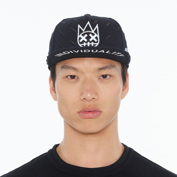 Cult Of Individuality Cult's Diamond Plate Trucker Hat In Black Hats