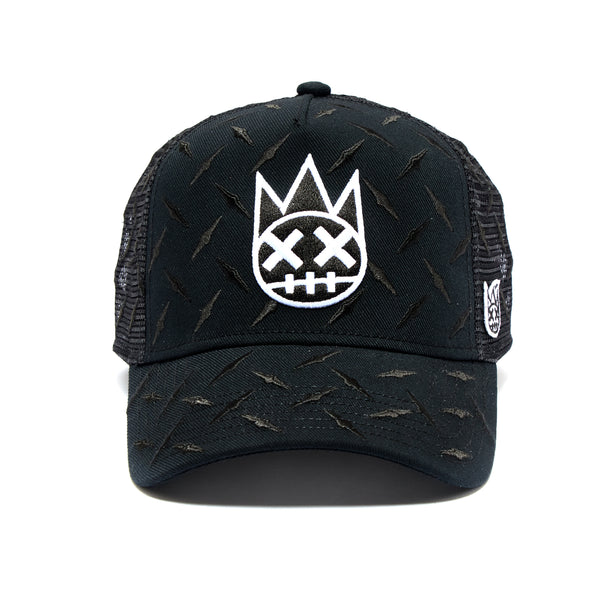 cult of individuality Cult's Diamond Plate Trucker Hat in Black Hats cult of individuality Cult's Diamond Plate Trucker Hat in Black Hats