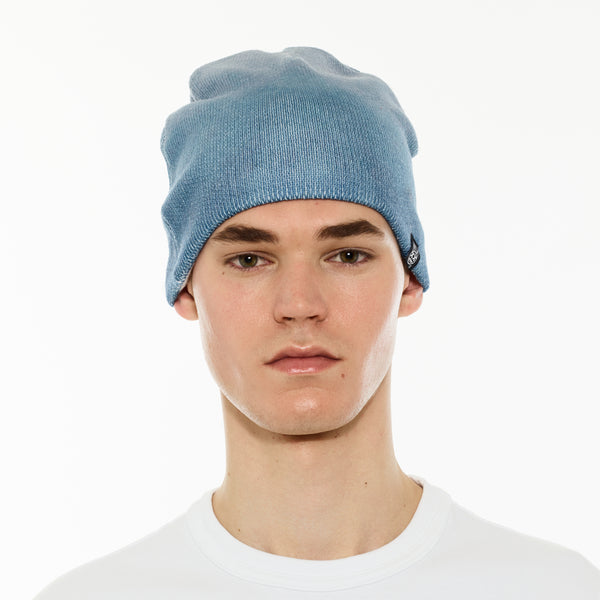 Cult Of Individuality Cult's Knit Hat In Gradiant Blue Steel Hats