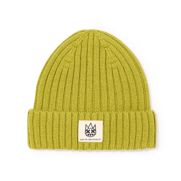 cult of individuality Cult's Knit Hat in Green Oasis Knit Hats