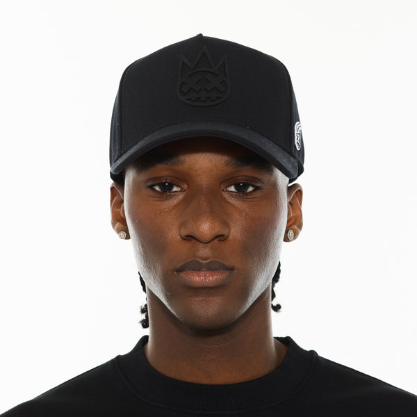 Cult Of Individuality Cult's Logo Mesh Back Trucker Hat "Shimuchan" In Black Hats