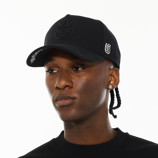 Cult Of Individuality Cult's Logo Mesh Back Trucker Hat "Shimuchan" In Black Hats