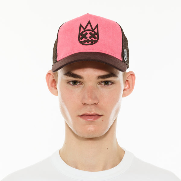 Cult Of Individuality Cult's Logo Mesh Back Trucker Hat "Shimuchan" In Confetti Hats